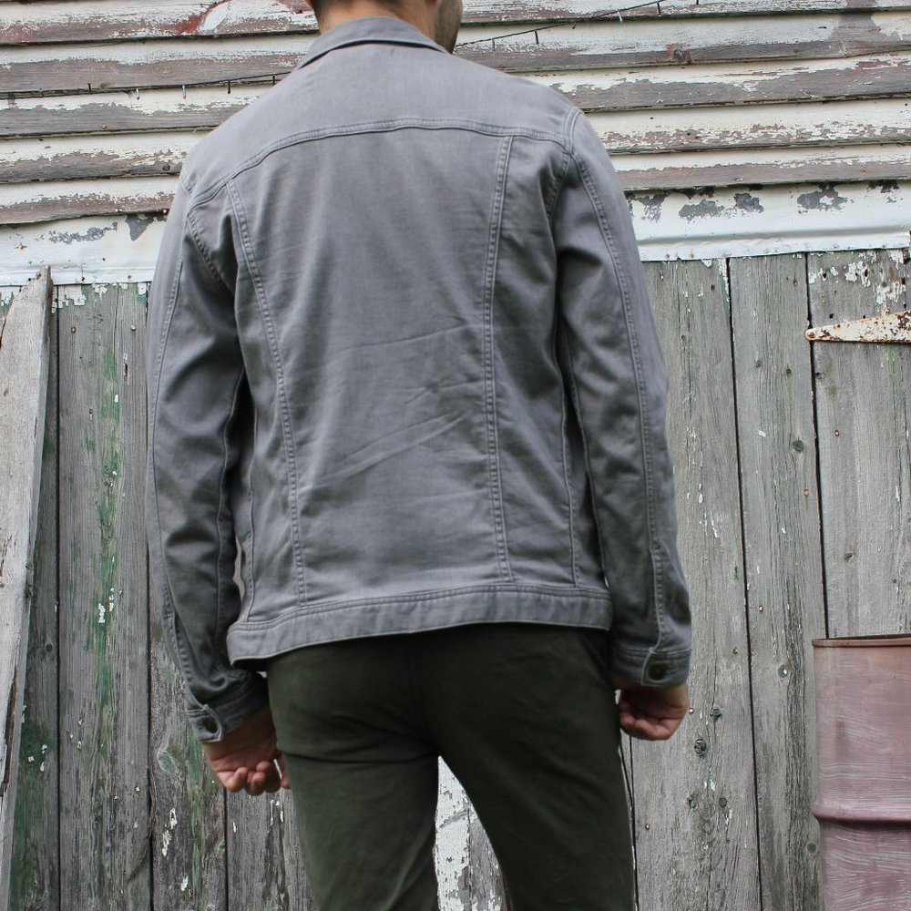grey Jean jacket - Picture 2 of 4